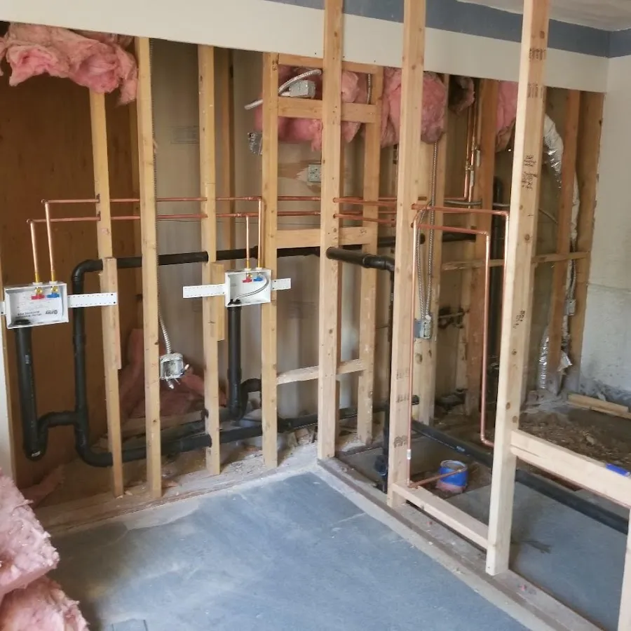 Rough-in copper and drain pipes for Bathroom Plumbing in Islamorada, Village of Islands